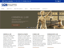 Tablet Screenshot of kpc-law.com